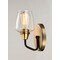 Maxim Lighting Goblet 1-Light 4.75" Wide Bronze / Antique Brass Wall Sconce 26121CLBZAB - alternate 2